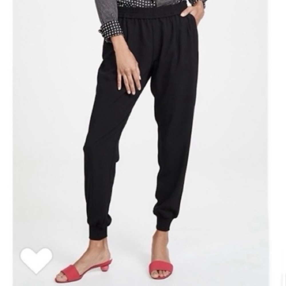 Joie Pant Jogger “Mariner” - Black - Size Small - solid shape